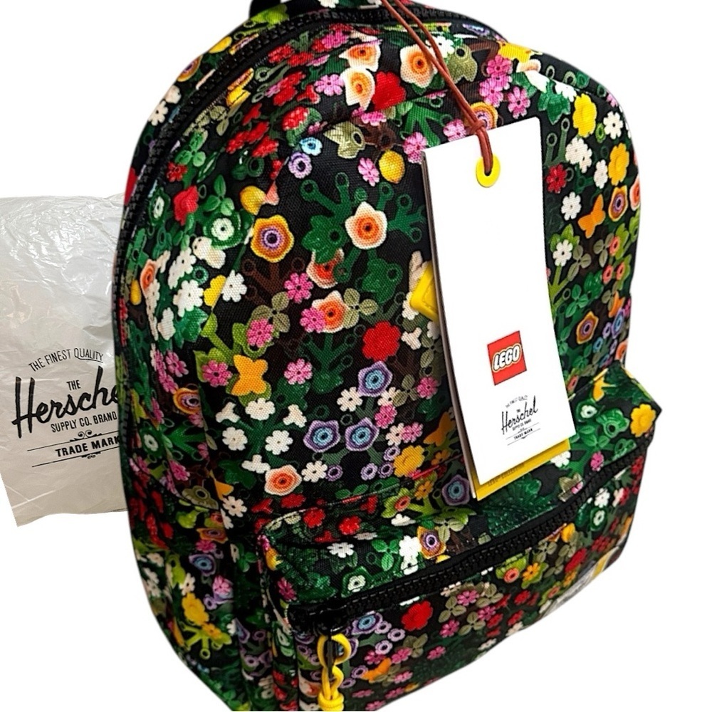 New Herschel Heritage x LEGO Children’s Floral Lego Backpack Limited Edition 15L - Picture 3 of 16